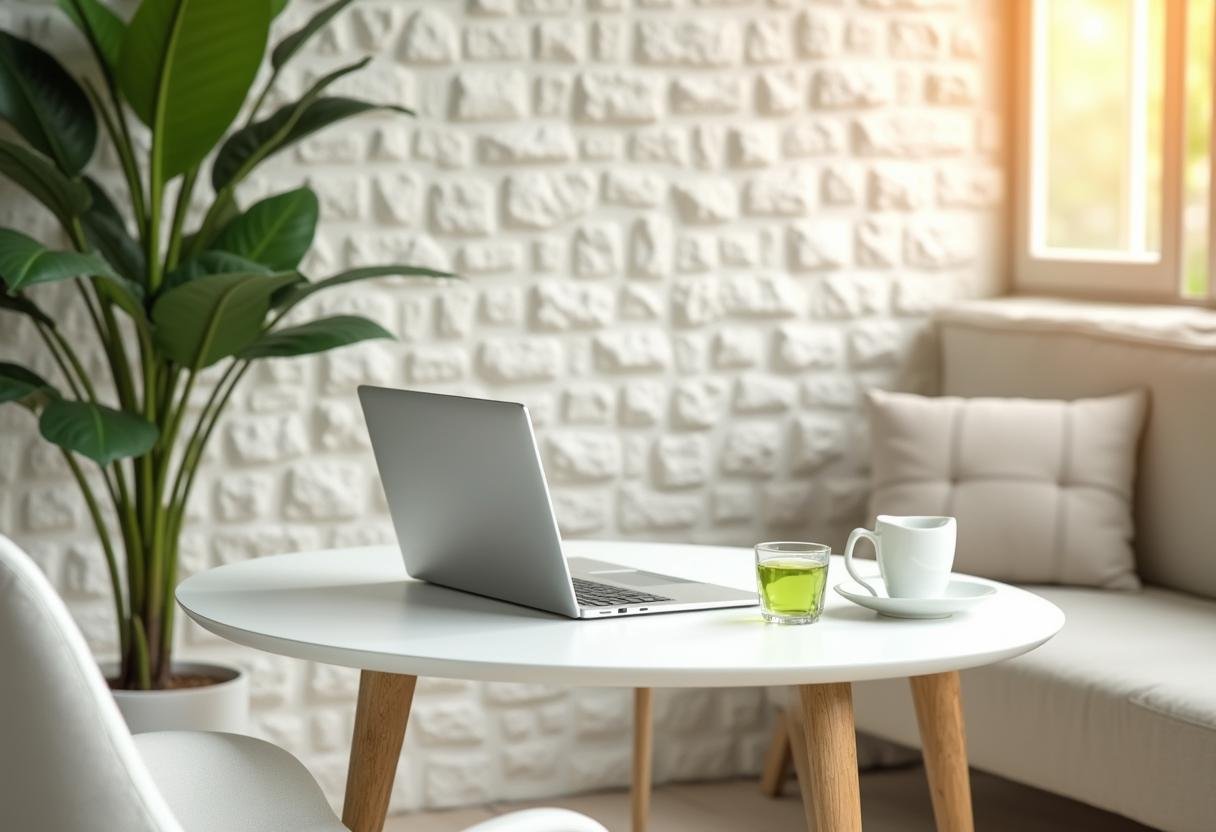 laptop-home-setup-for-creative-web-design-and-work